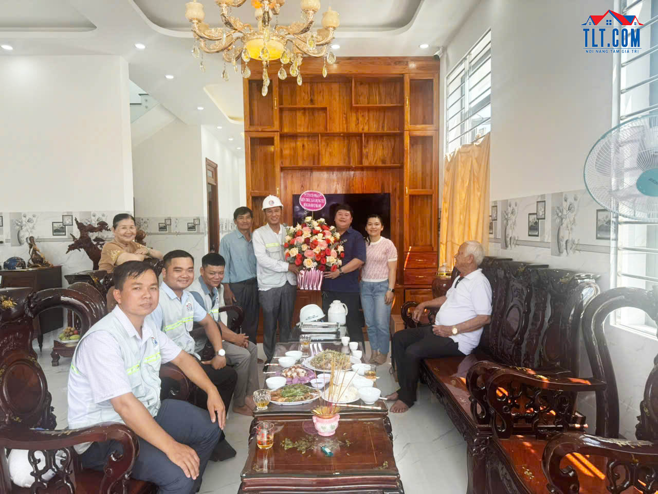 Bàn giao nhà biệt thự 2 tầng