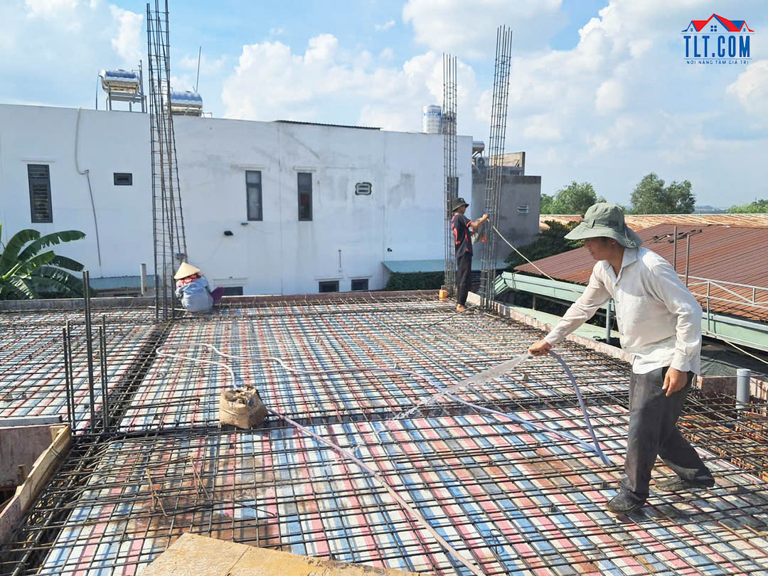 Thi công đổ bê tông sàn