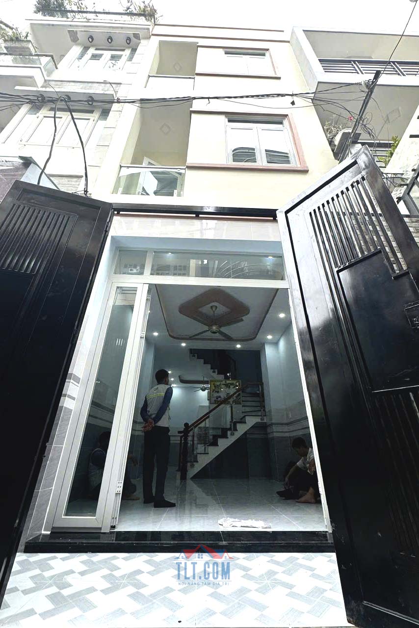 Bàn giao nhà phố 3 tầng 1 tum tại quận Tân Bình
