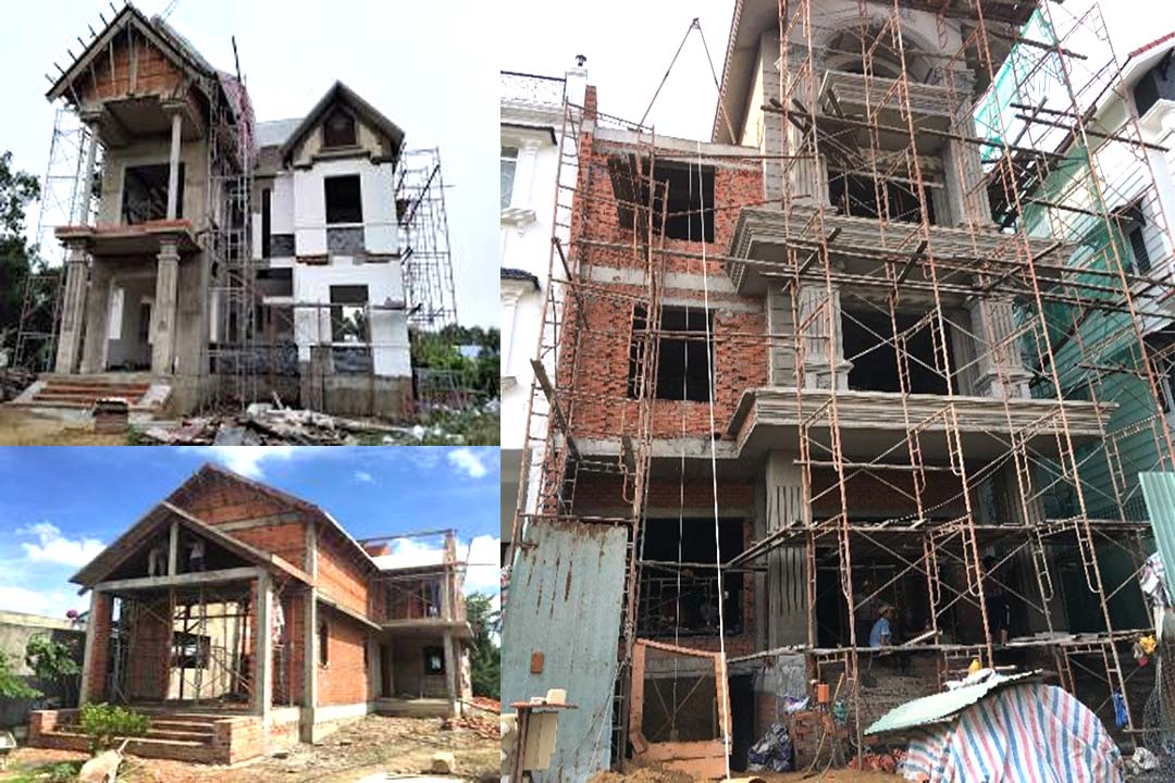 xây nhà phần thô