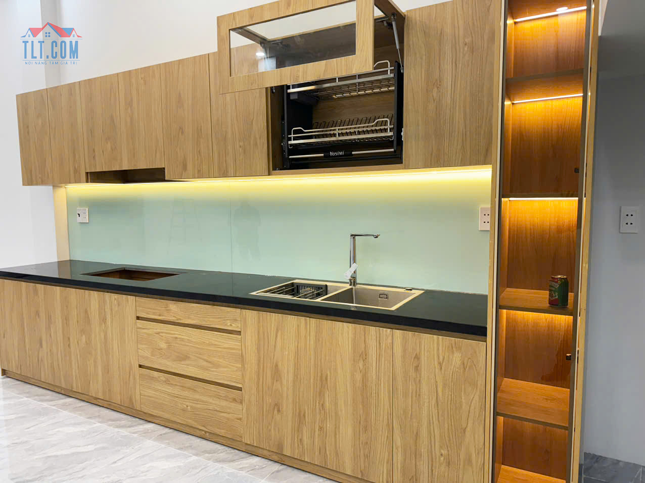 Không gian nội thất phòng bếp