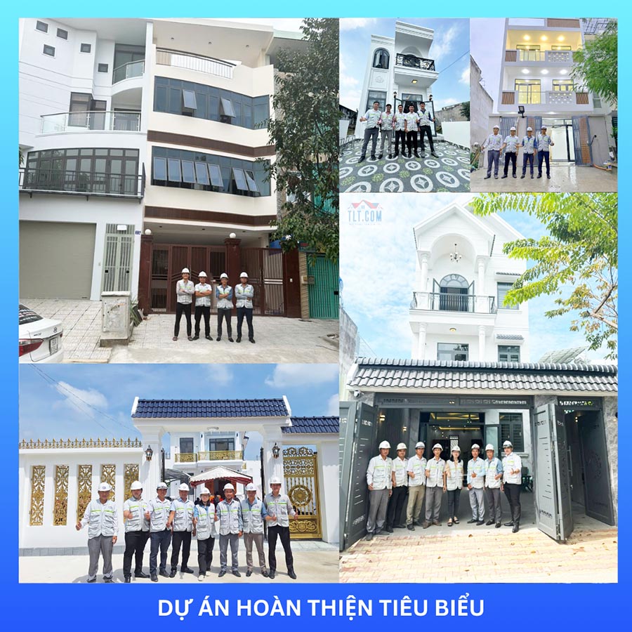 Các dự án thi công xây nhà tiêu biểu