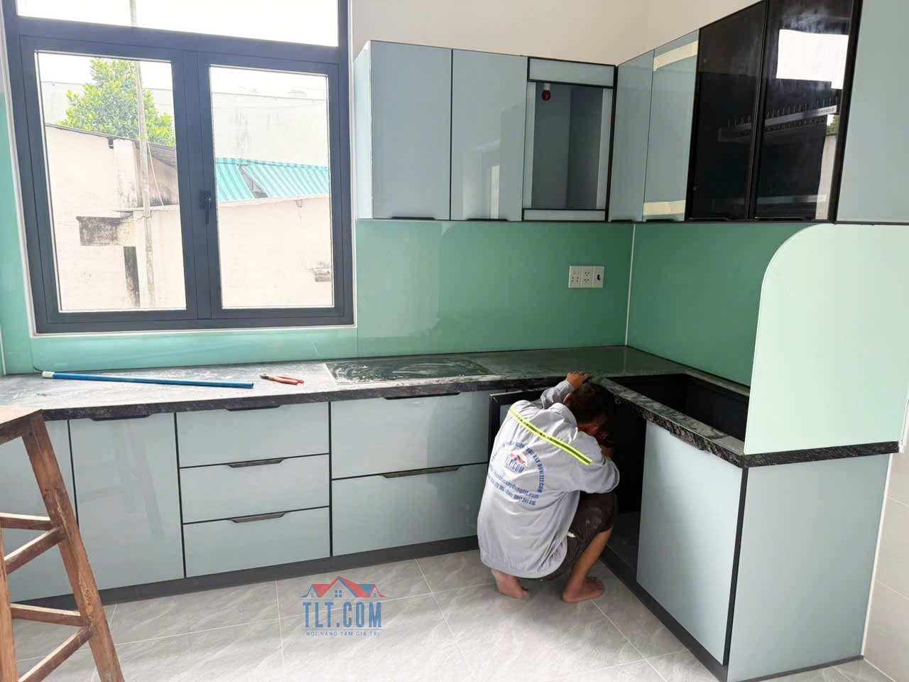 Thi công hoàn thiện lắp đặt nội thất phòng bếp