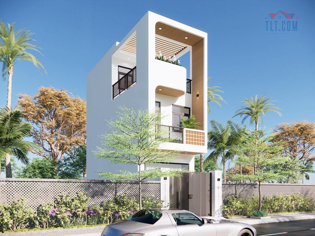 Mẫu nhà 1 trệt 2 lầu tại Bình Dương