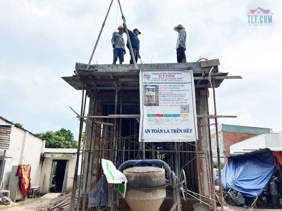 Xây thô nhà phố