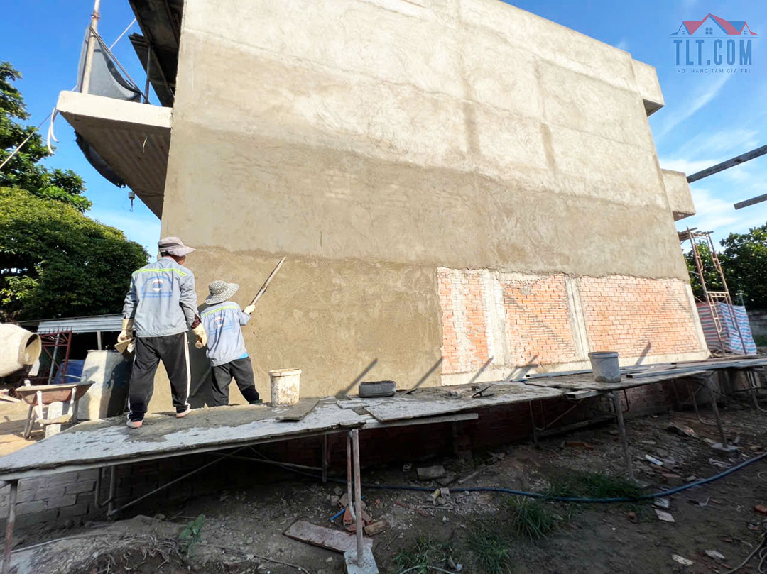 Thi công tô trát tường