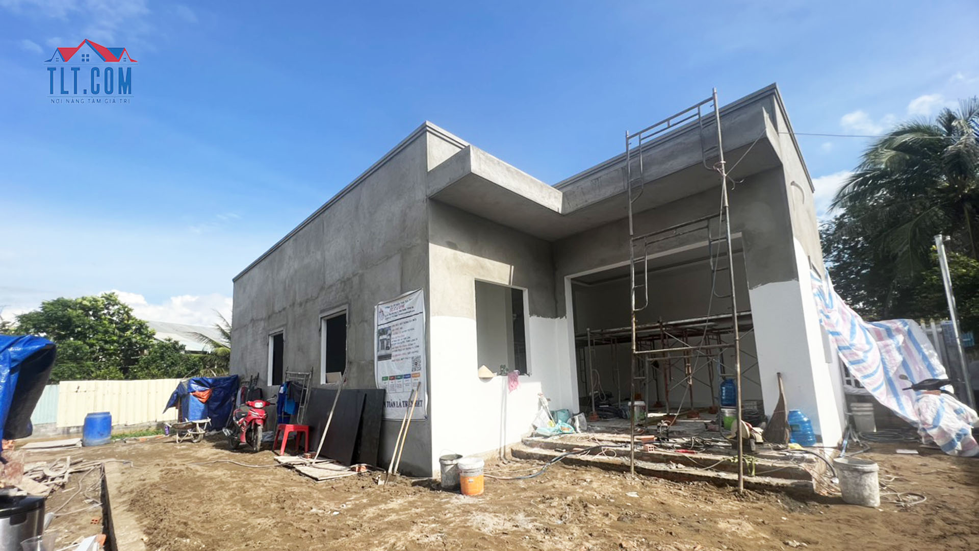 Thi công xây thô nhà cấp 4