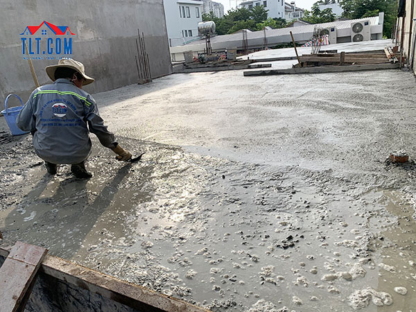 Cán nền bê tông sàn