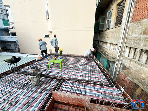 thi công xây nhà phần thô