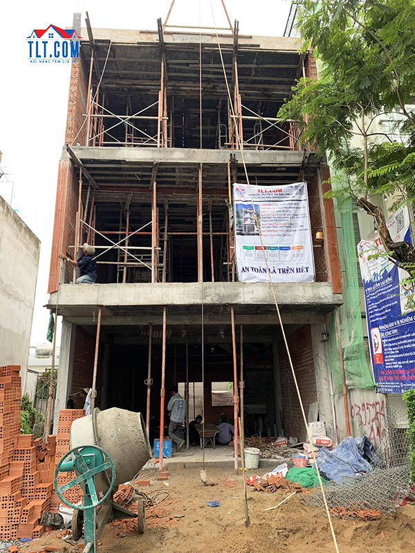 Xây thô nhà phố