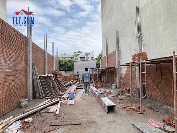 Thi công thô hạng mục xây tường