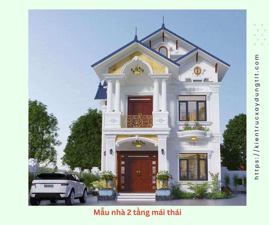 nhà 2 tầng mái thái
