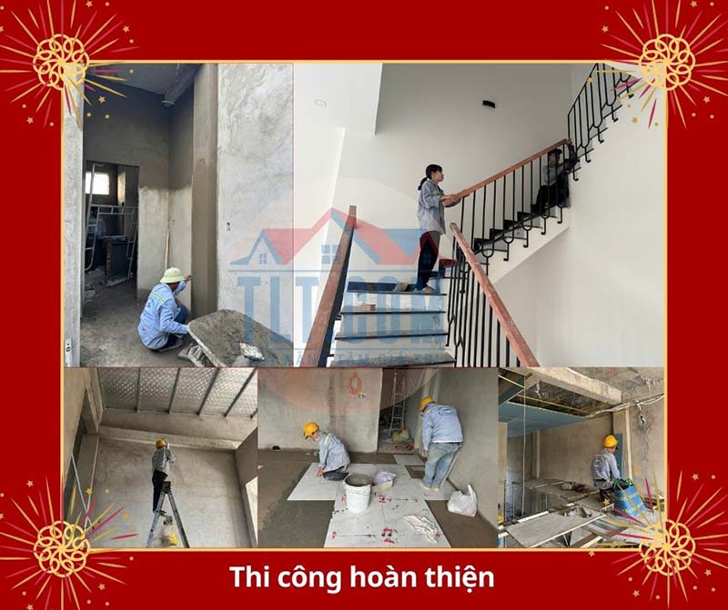 Thi công phần hoàn thiện