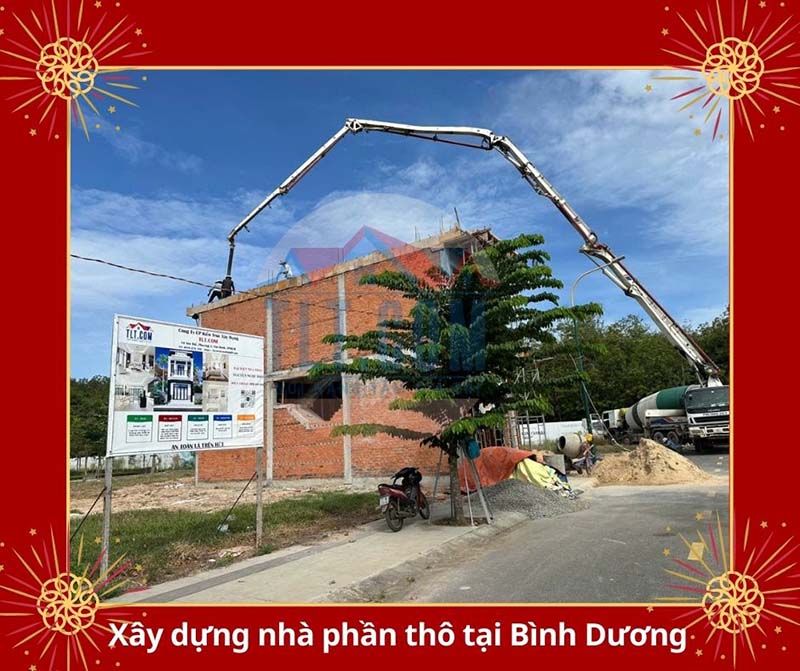 Quá trình thi công xây nhà phần thô