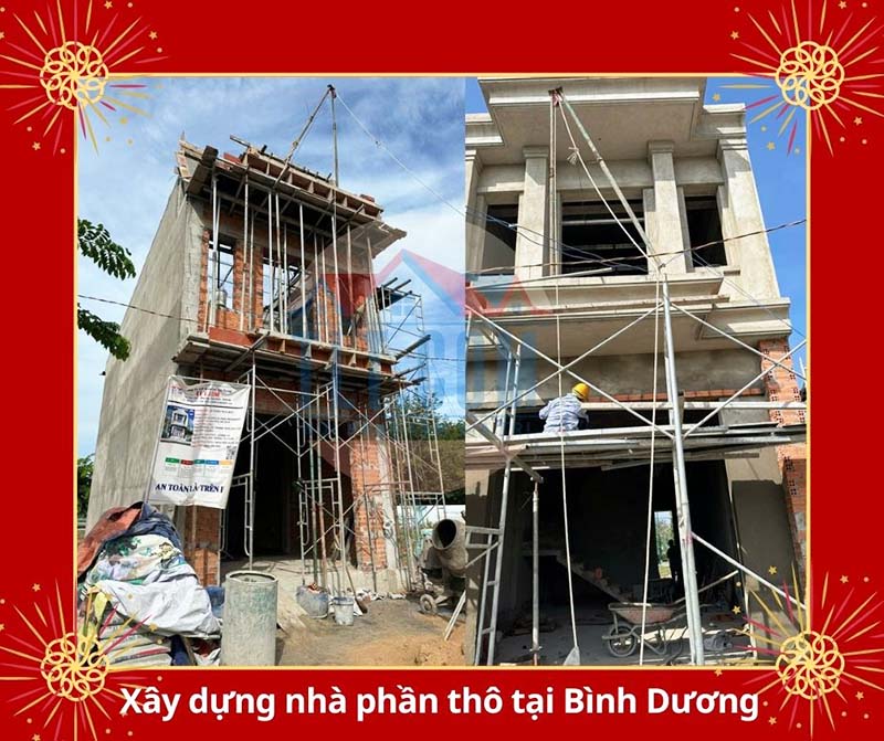 Xây dựng nhà phần thô bình dương