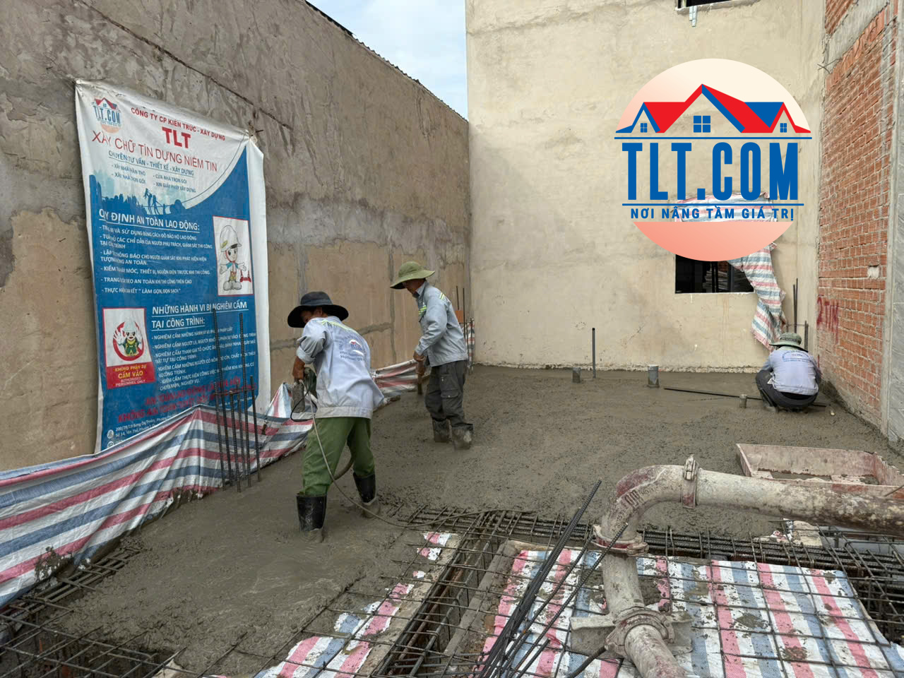 đổ bê tông sàn