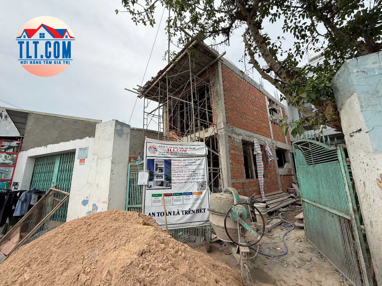 hoàn thiện xây thô