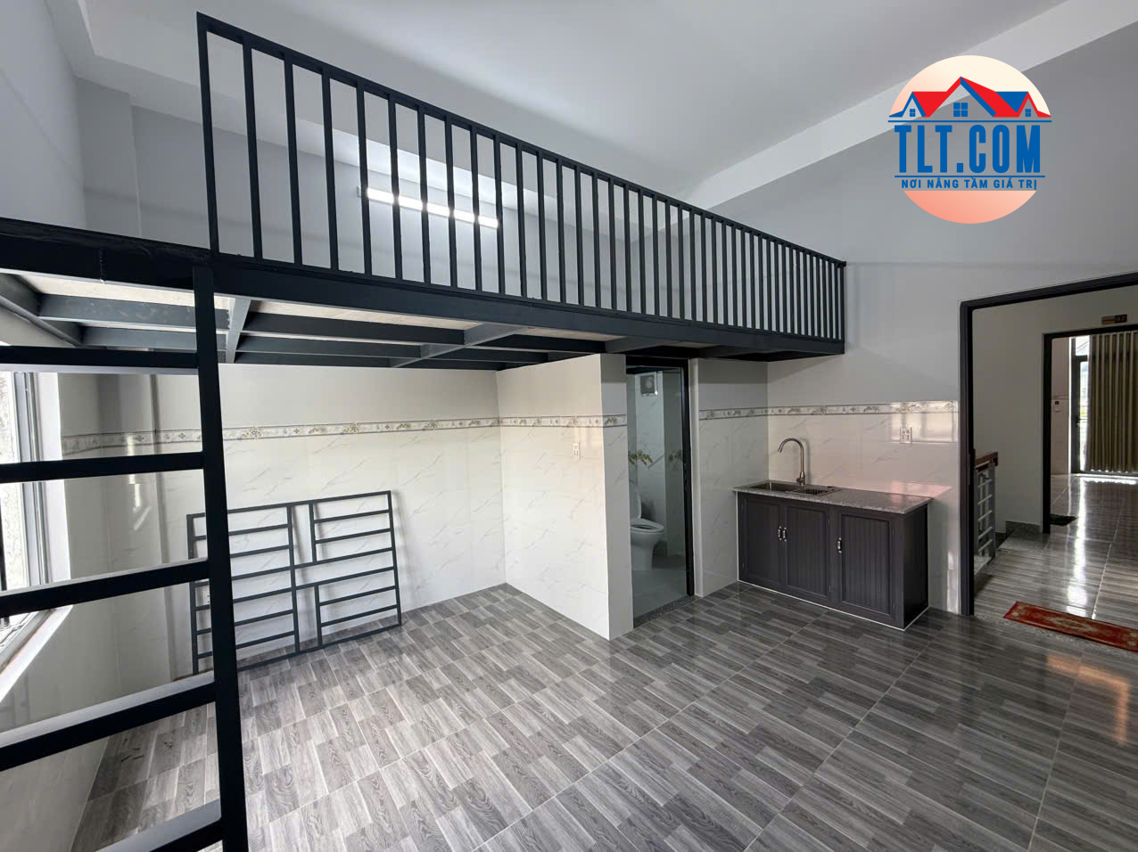 không gian phòng ngủ có gác