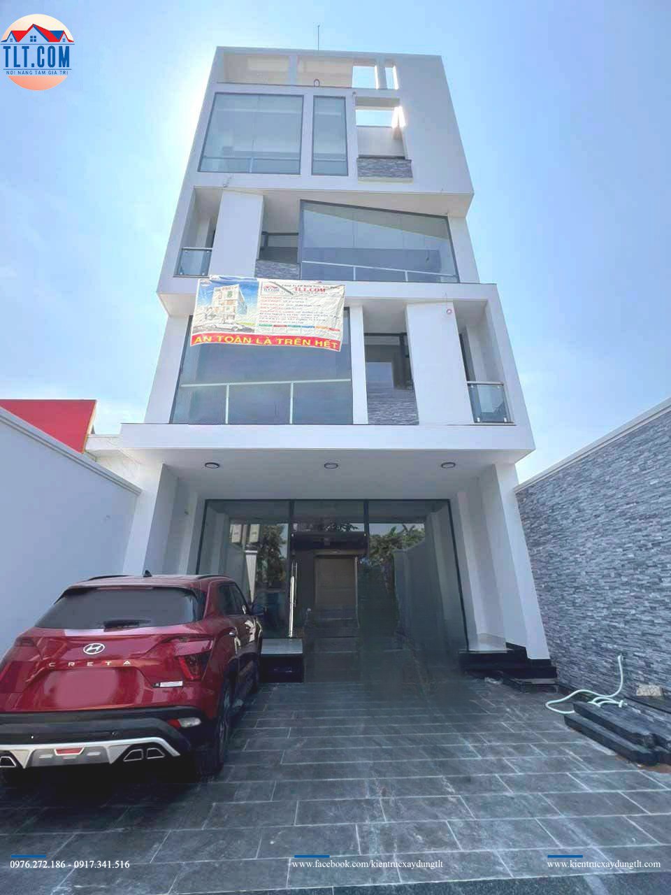 Xây nhà trọn gói 4 tầng