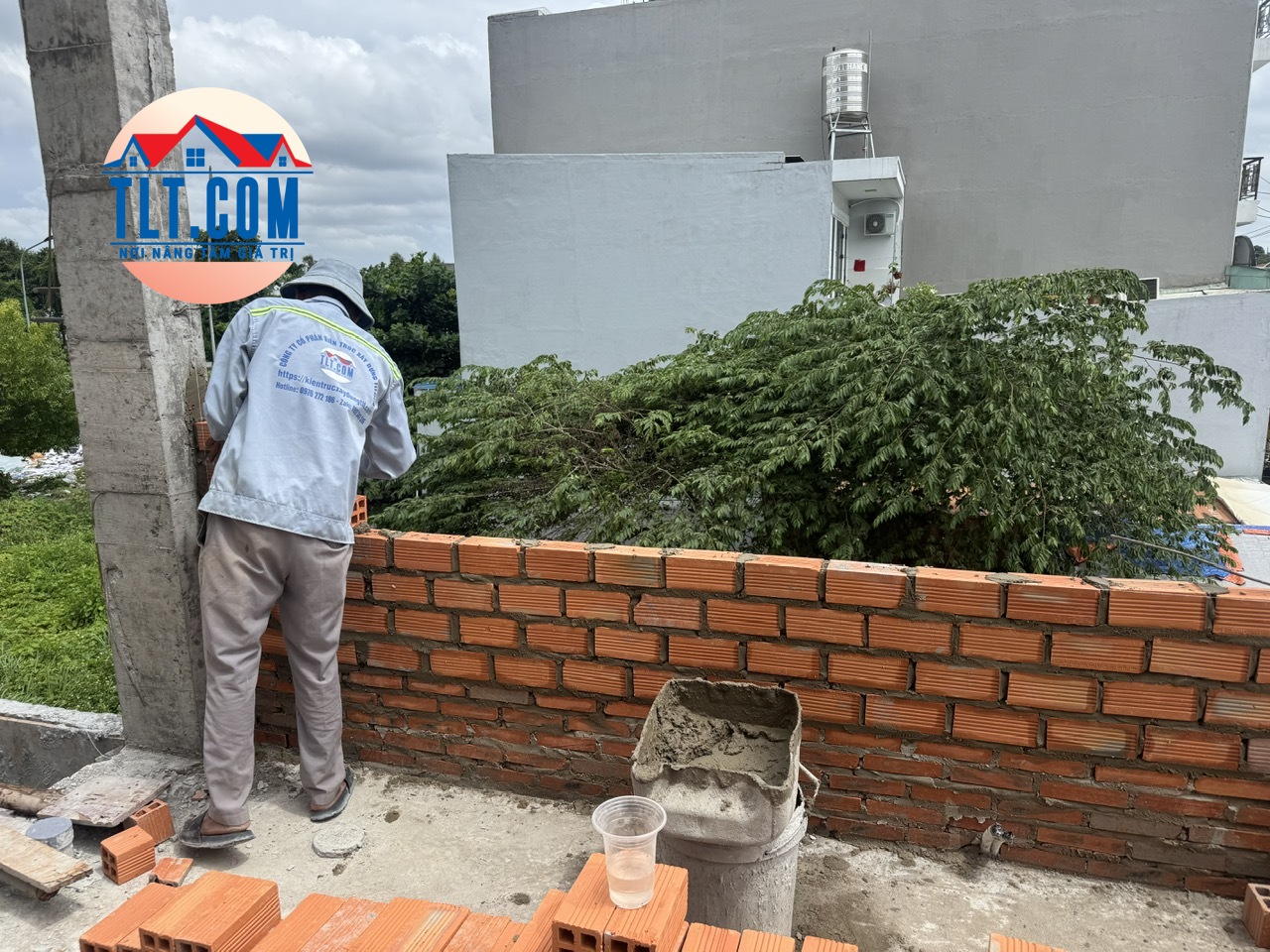 thi công xây tường