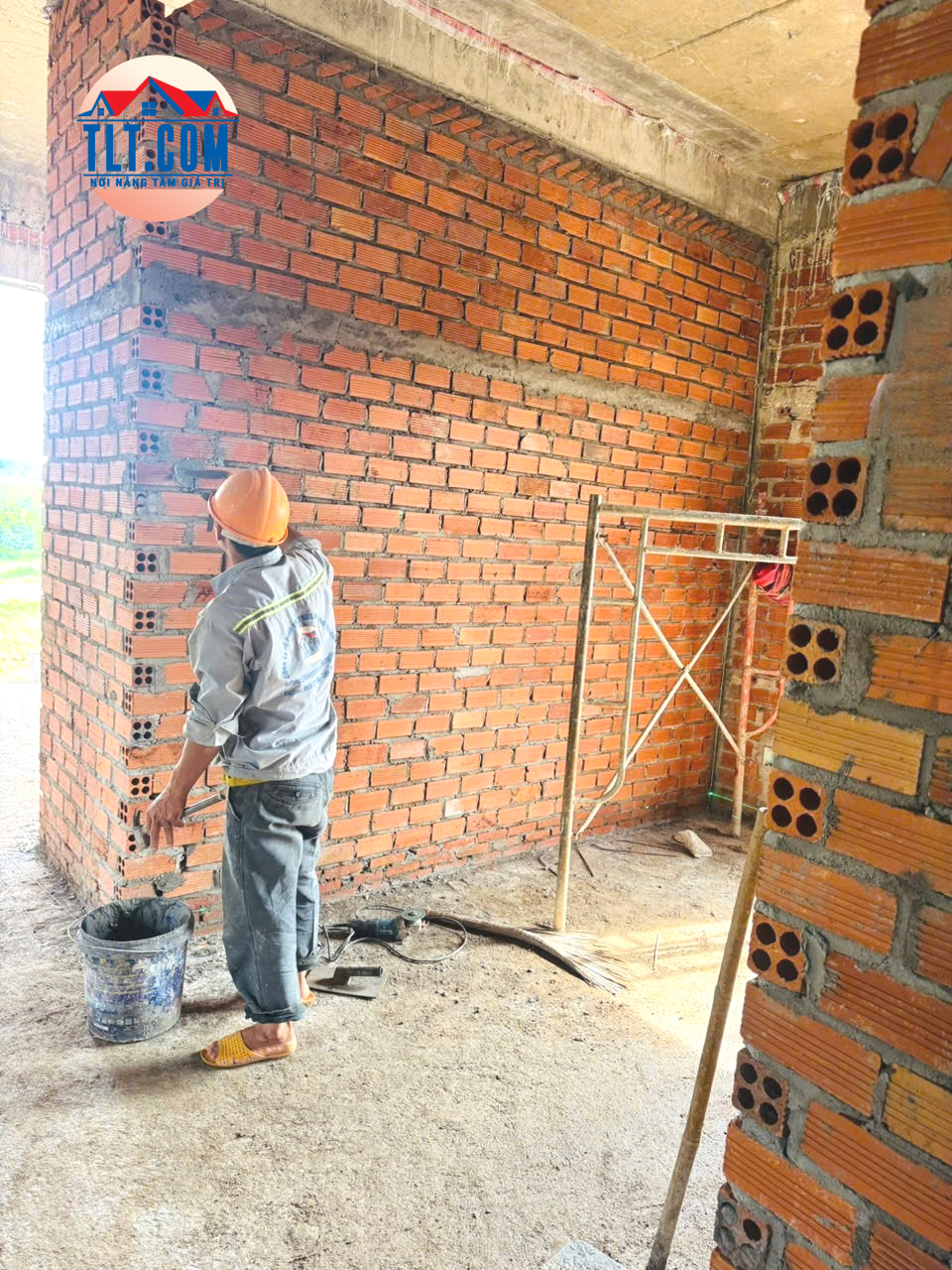 Giai đoạn xây tường