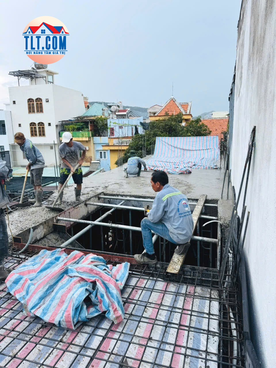 thi công đổ bê tông