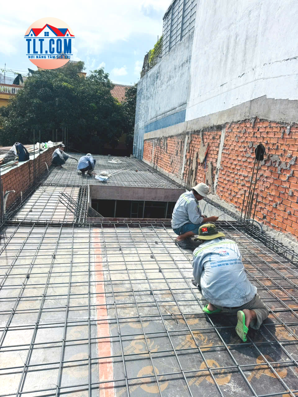 Thi công xây nhà phần thô