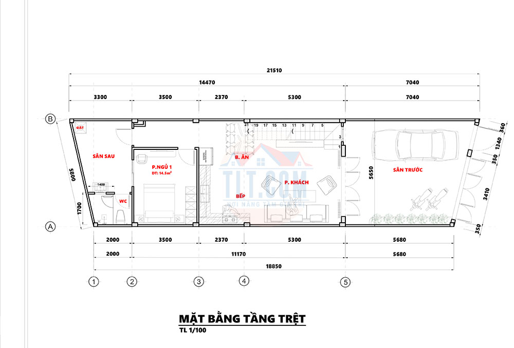 bản vẽ thiết kế mặt bằng