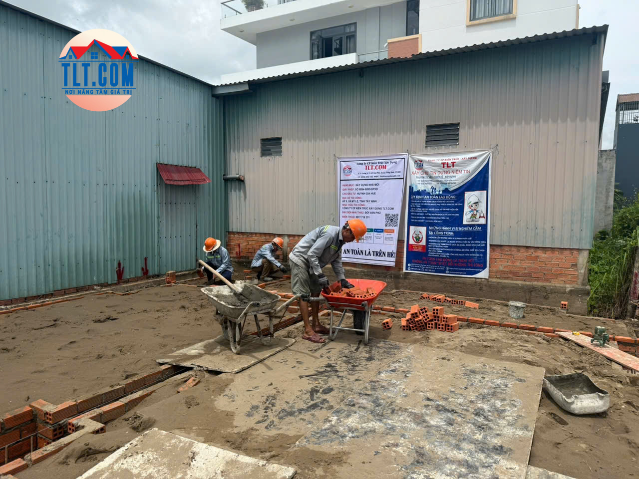 thi công xây dựng nhà tại long an