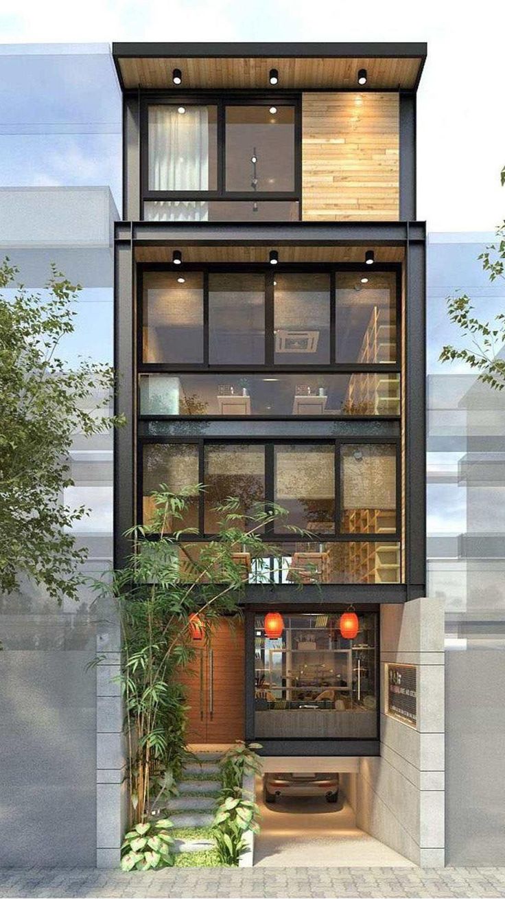 nhà phố có tầng hầm