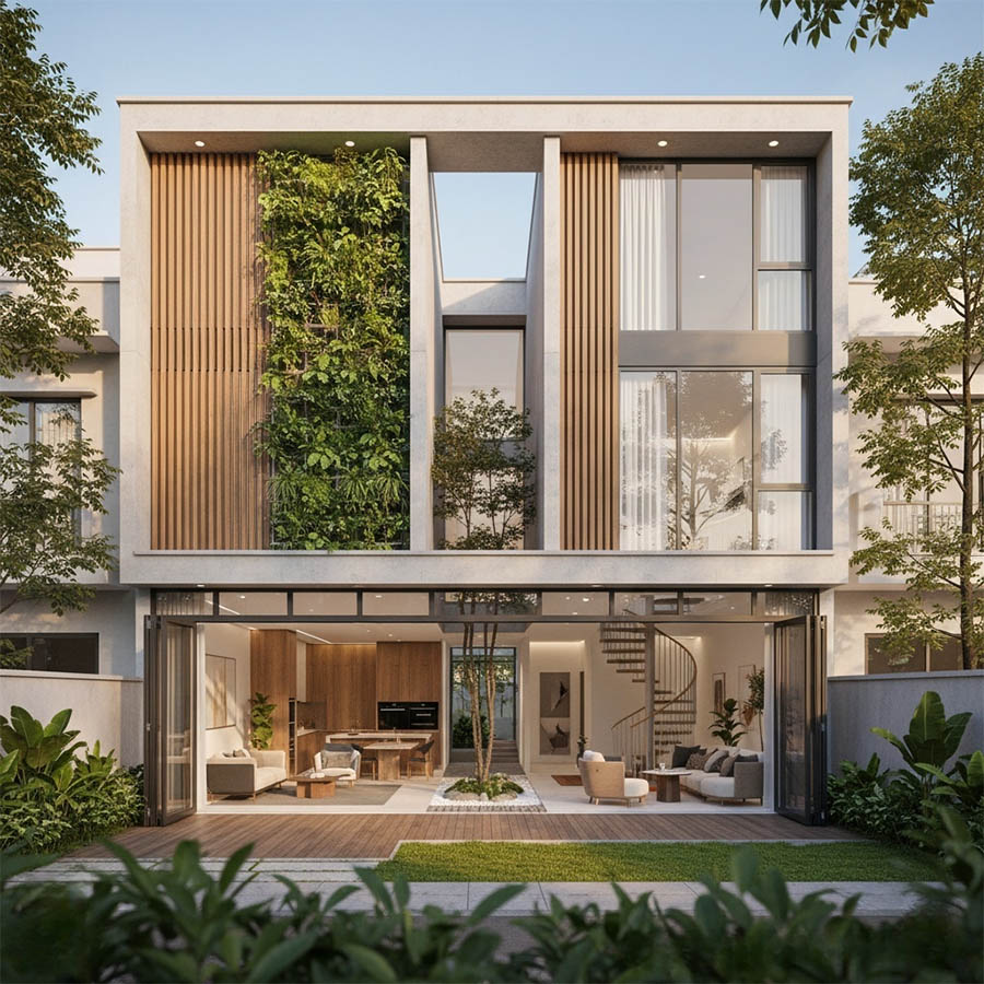 Mẫu nhà mang phong cách tối giản