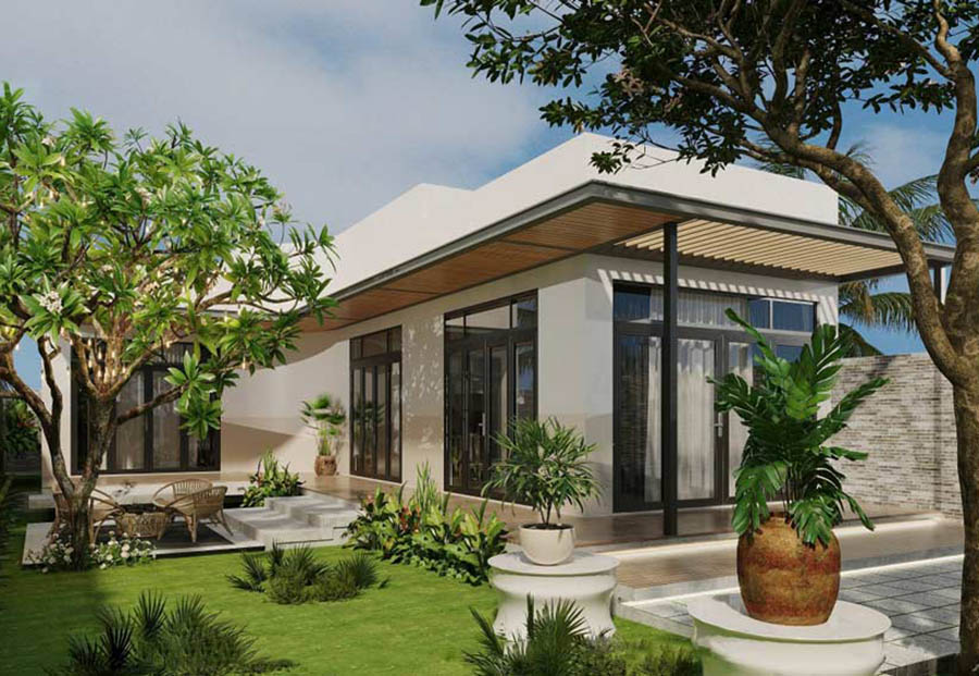 Thiết kế mẫu nhà không gian mở