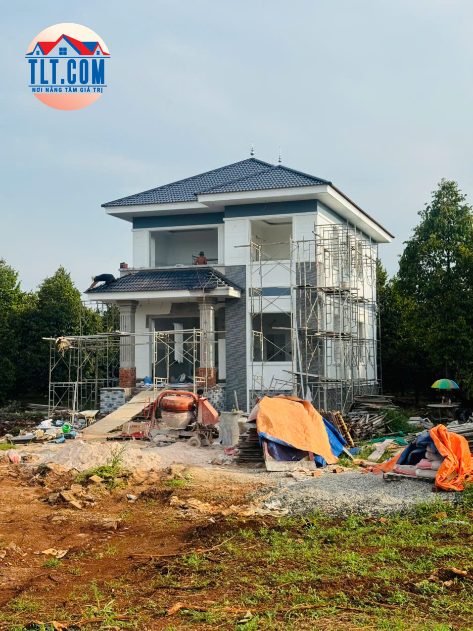 Thi công xây dựng nhà phần thô