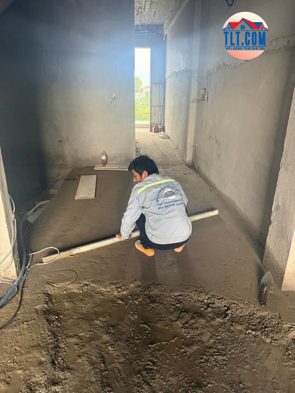 Cán nền bê tông 