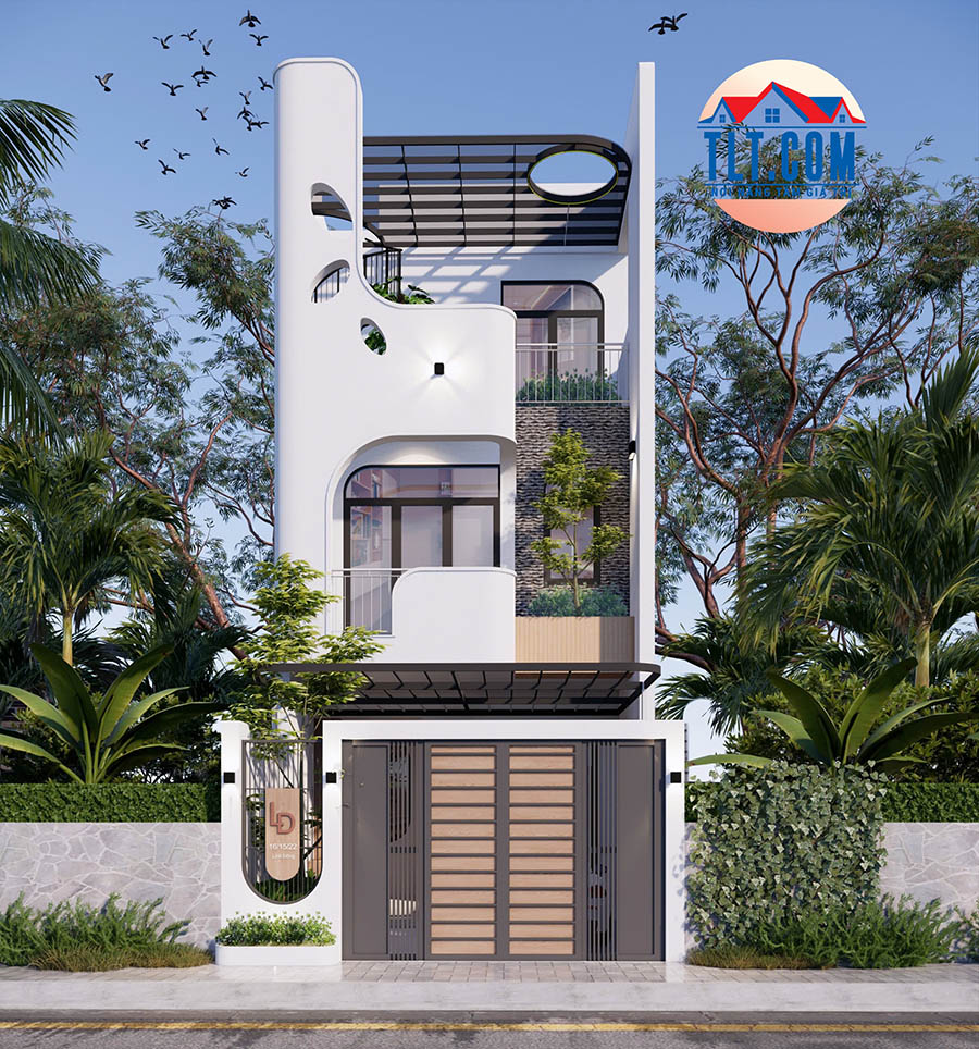 nhà phố 3 tầng hiện đại tại thủ đức