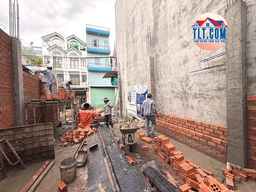 Thi công xây tường
