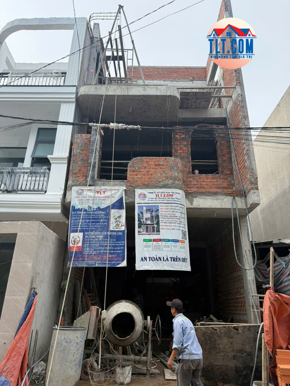 Thi công xây dựng nhà phần thô