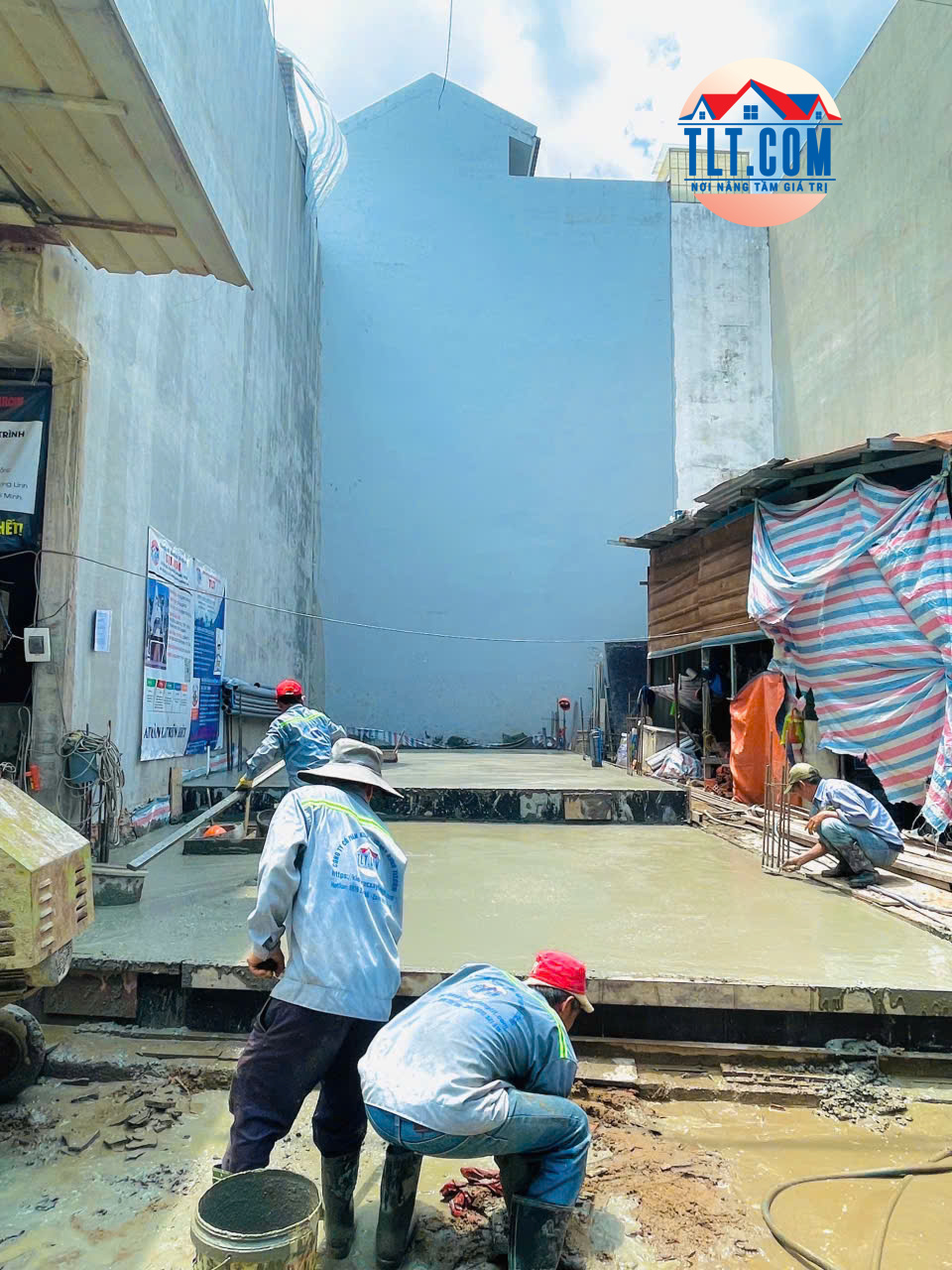 Đổ bê tông - bảo dưỡng bê tông