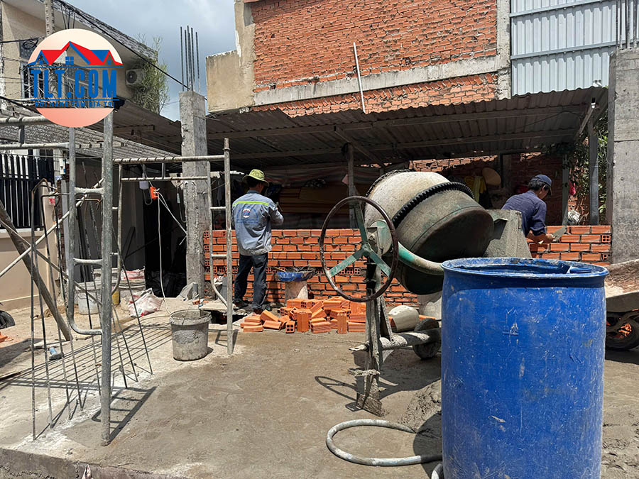xây nhà phần thô quận 8