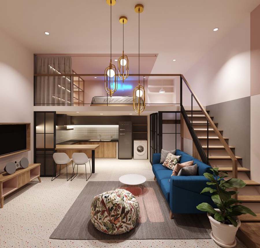 xây căn hộ dịch vụ