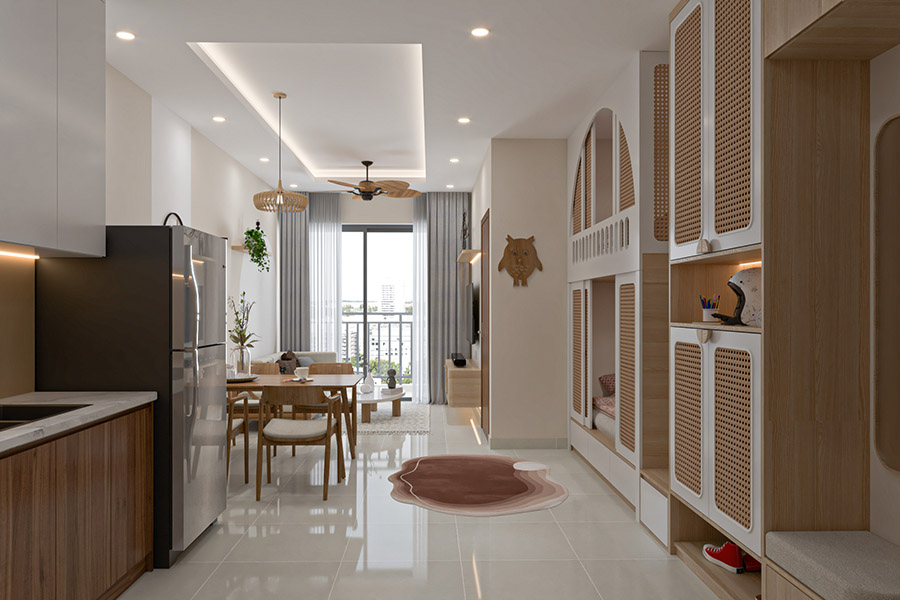 xây căn hộ dịch vụ