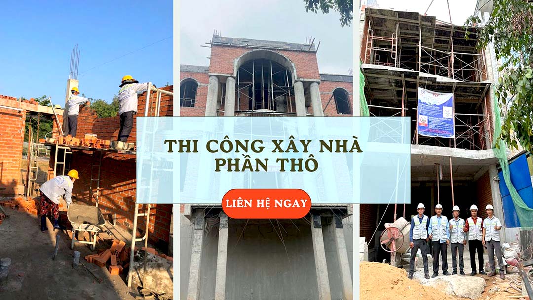 xây nhà phần thô tại trà vinh