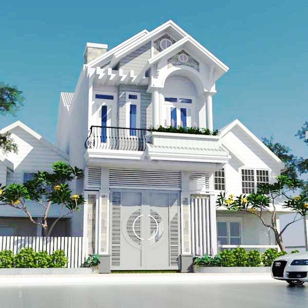 Nhà 2 tầng mái thái