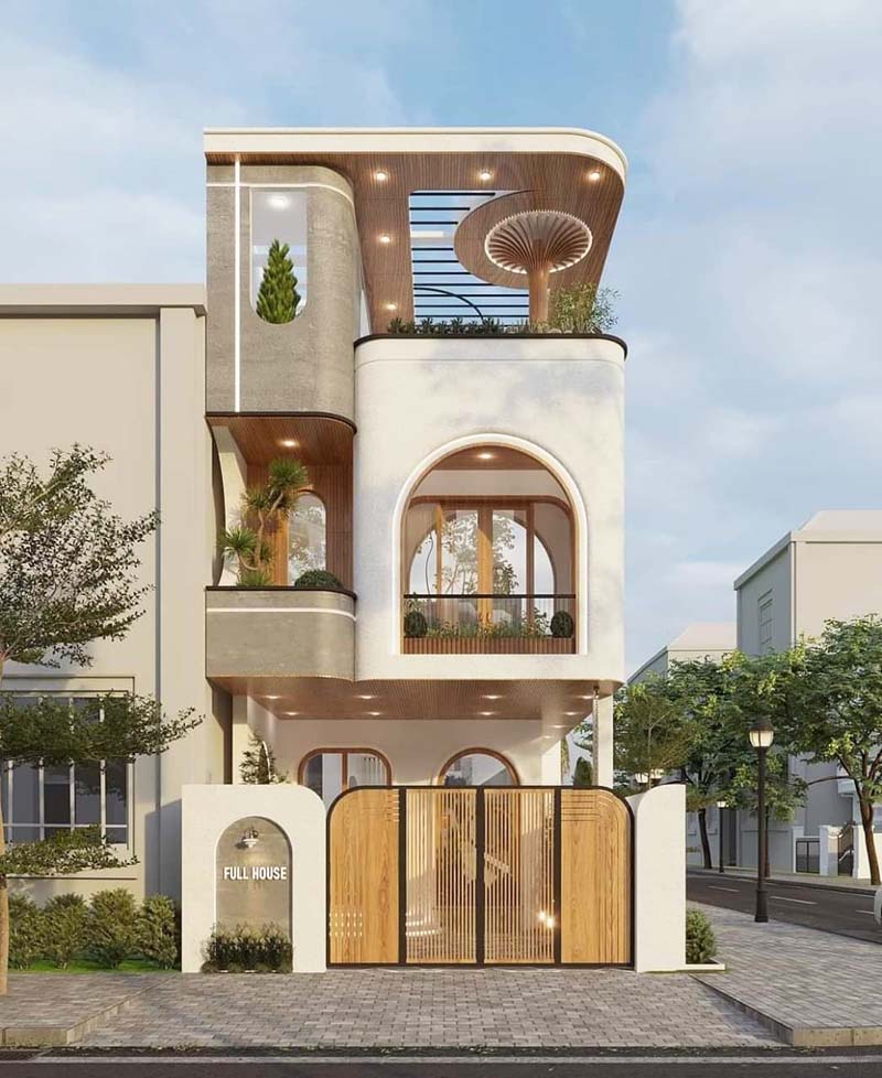 Mẫu nhà phố đẹp