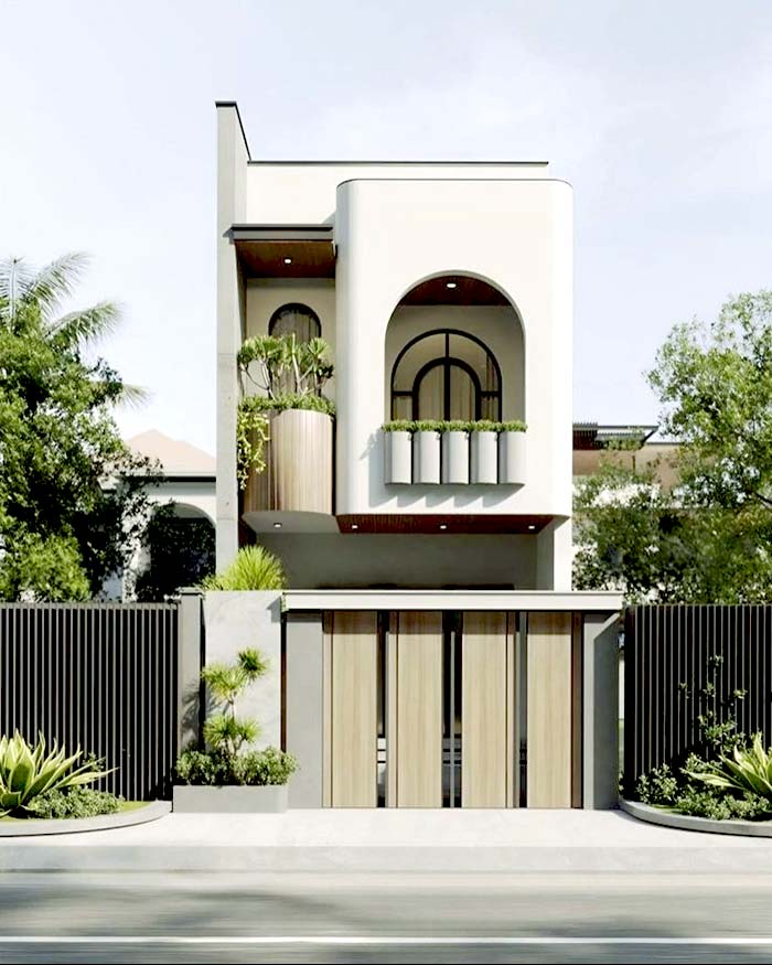 Nhà 2 tầng hiện đại