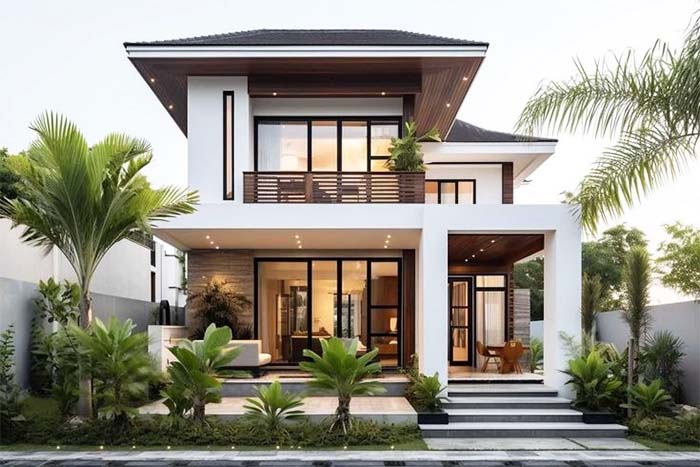 Kiến trúc xây dựng nhà 2 tầng