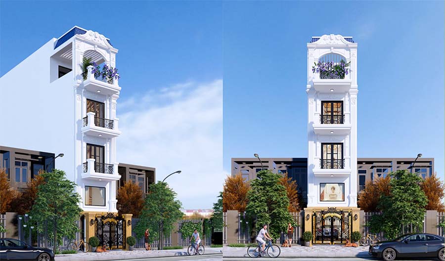 mẫu nhà phong cách tân cổ điển