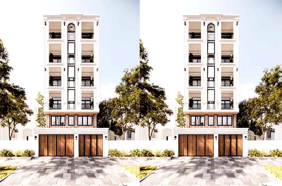 Mẫu thiết kế nhà căn hộ chung cư mini