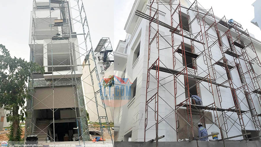 Thi công xây dựng chung cư mini phần thô