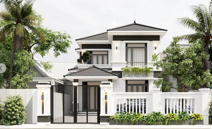 Mẫu nhà 2 tầng đẹp